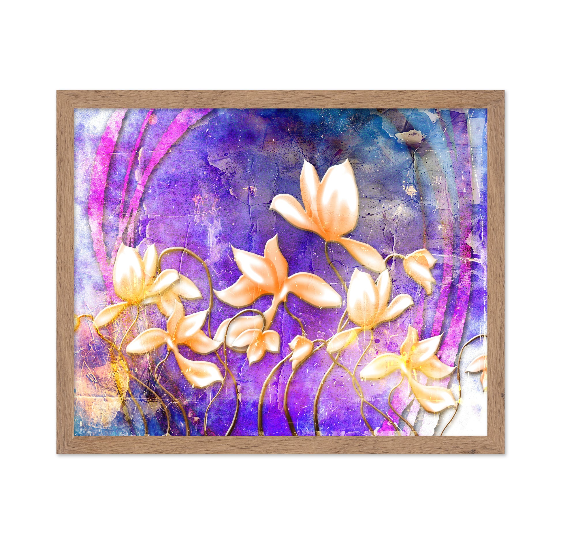 Purple Floral Abstract