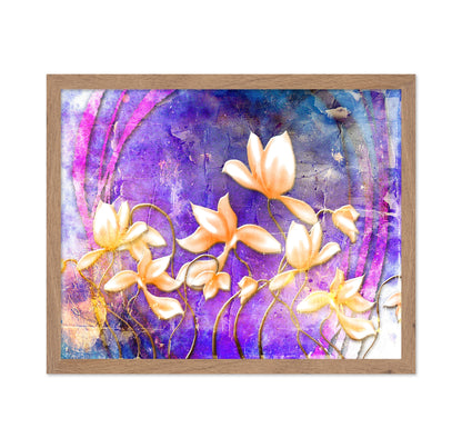 Purple Floral Abstract