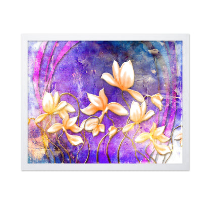 Purple Floral Abstract