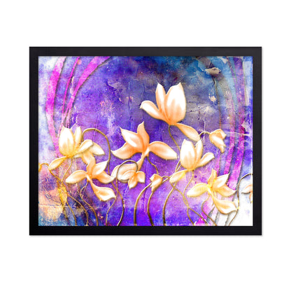 Purple Floral Abstract