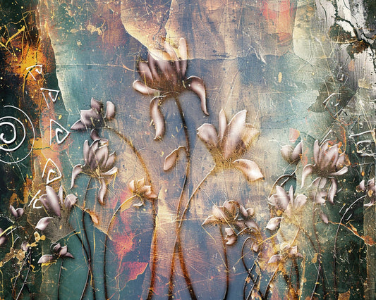 Vintage Floral Texture No3