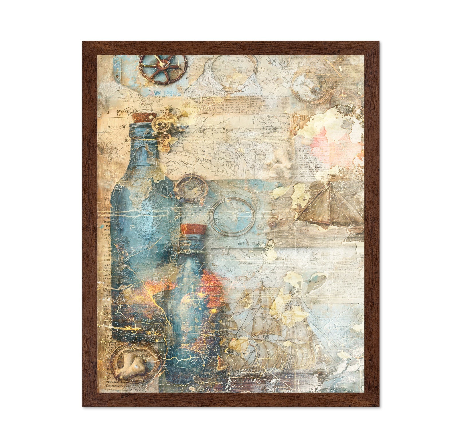 Vintage Nautical Collage