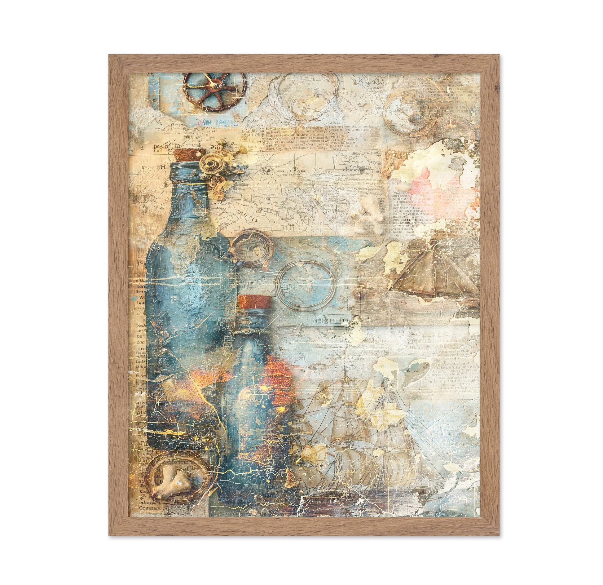 Vintage Nautical Collage