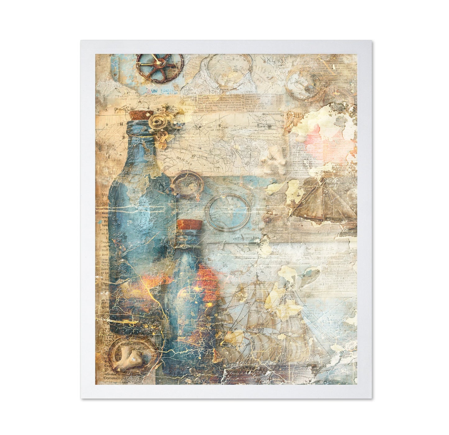 Vintage Nautical Collage