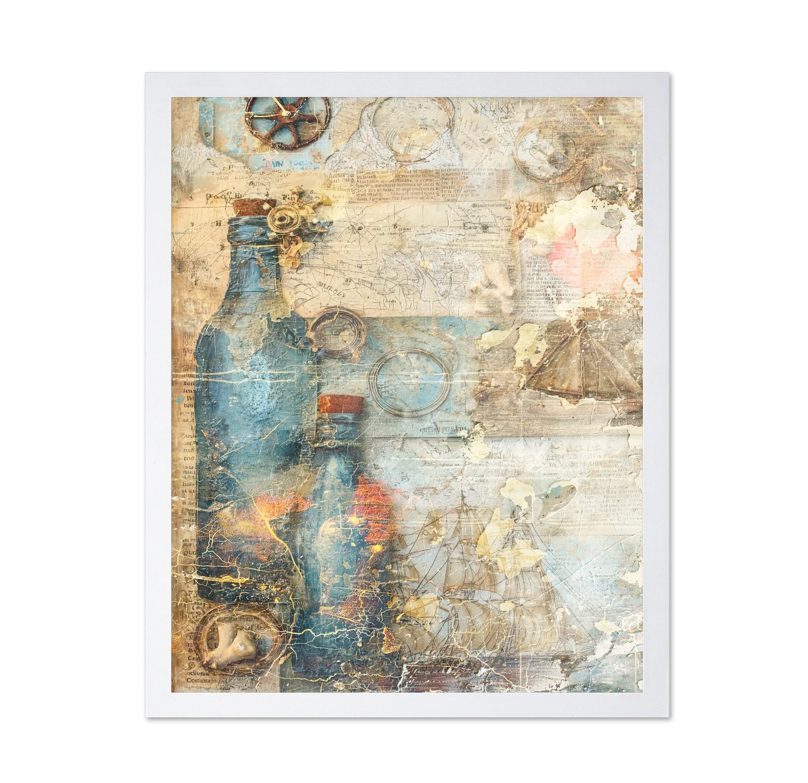 Vintage Nautical Collage