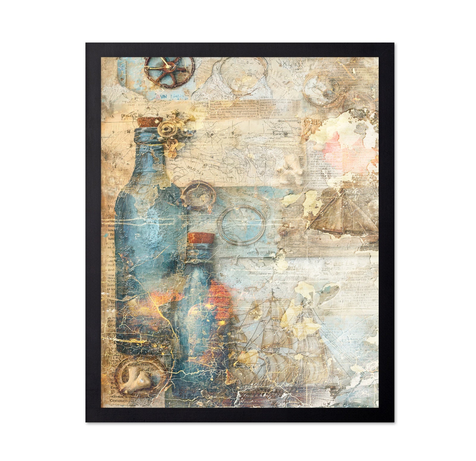 Vintage Nautical Collage