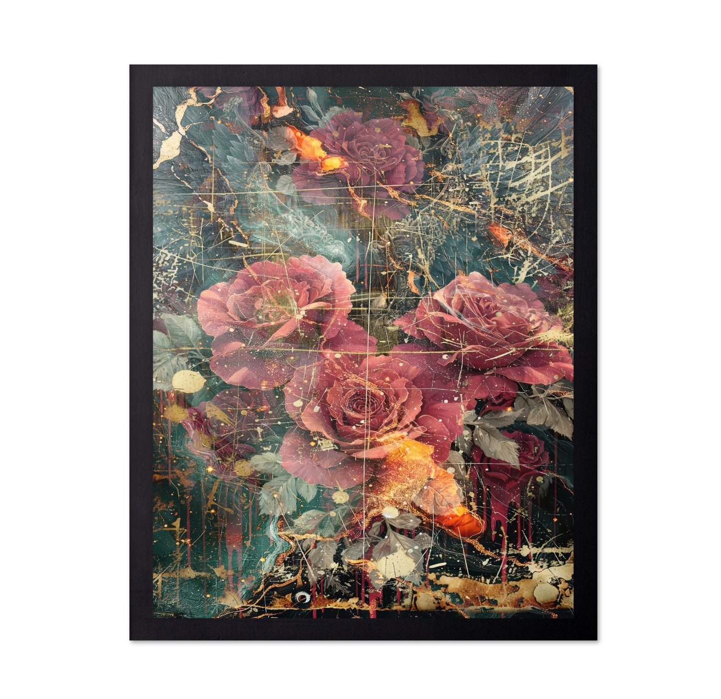 Gothic Rose Collage