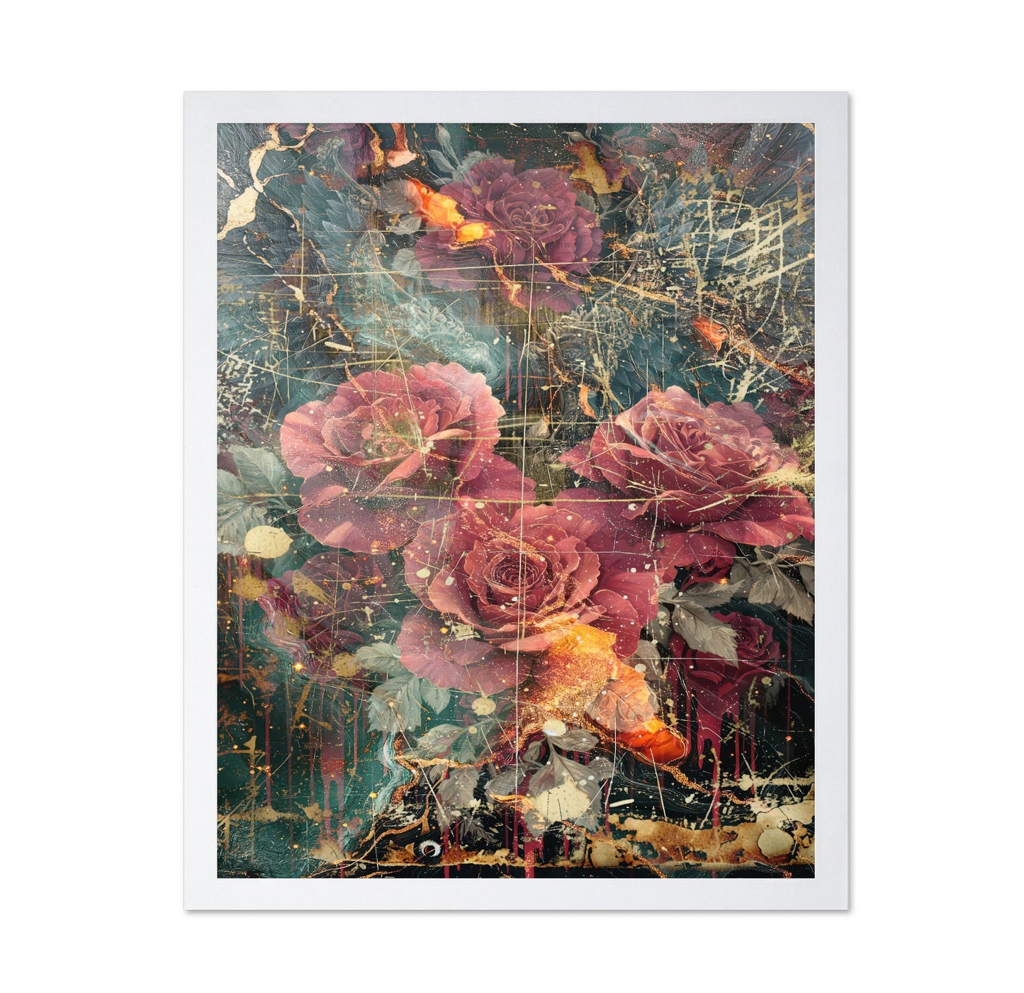 Gothic Rose Collage