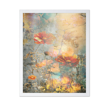 Vintage Floral Portrait No1