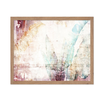Soft Pastel Leaves