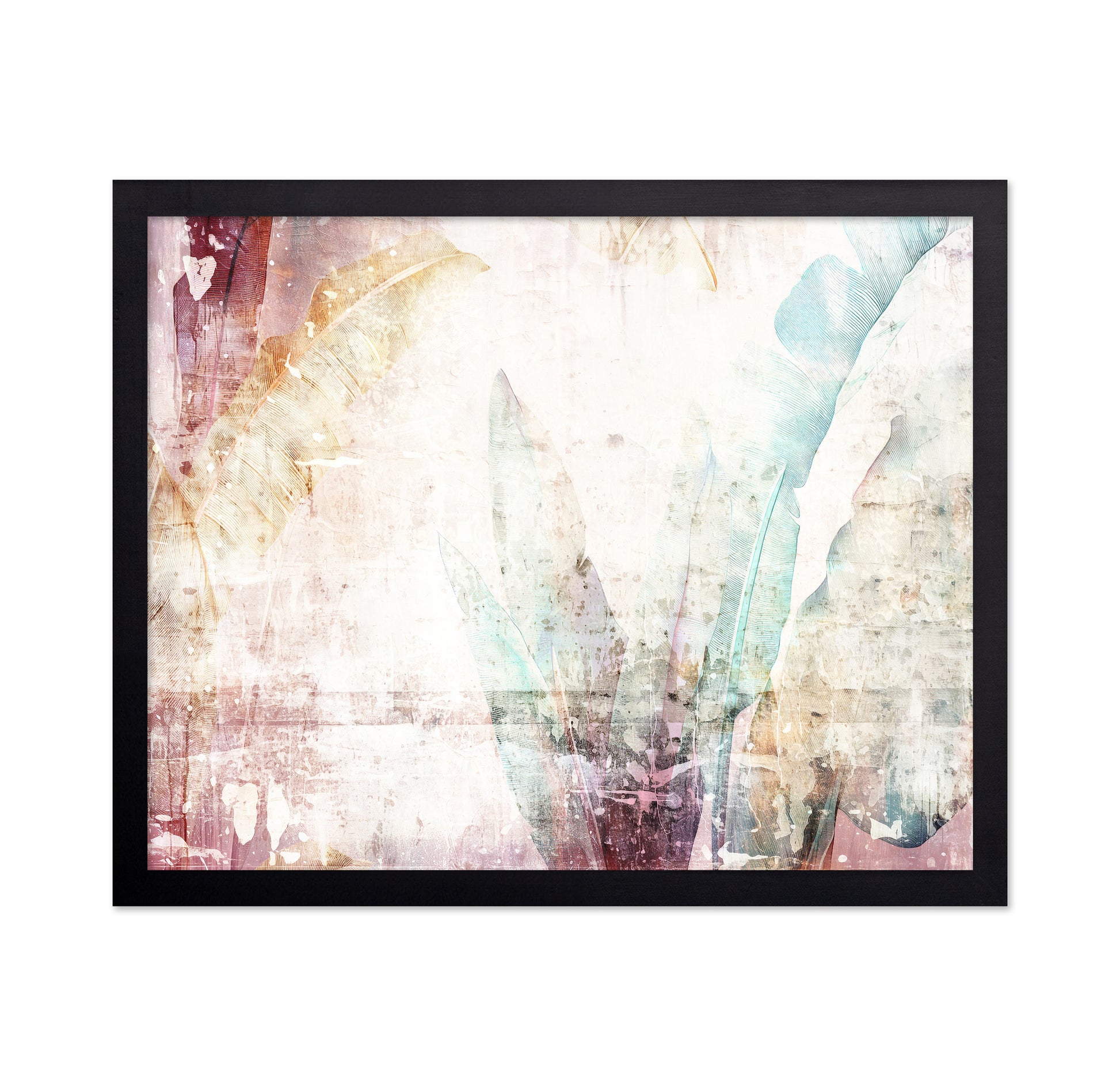 Soft Pastel Leaves