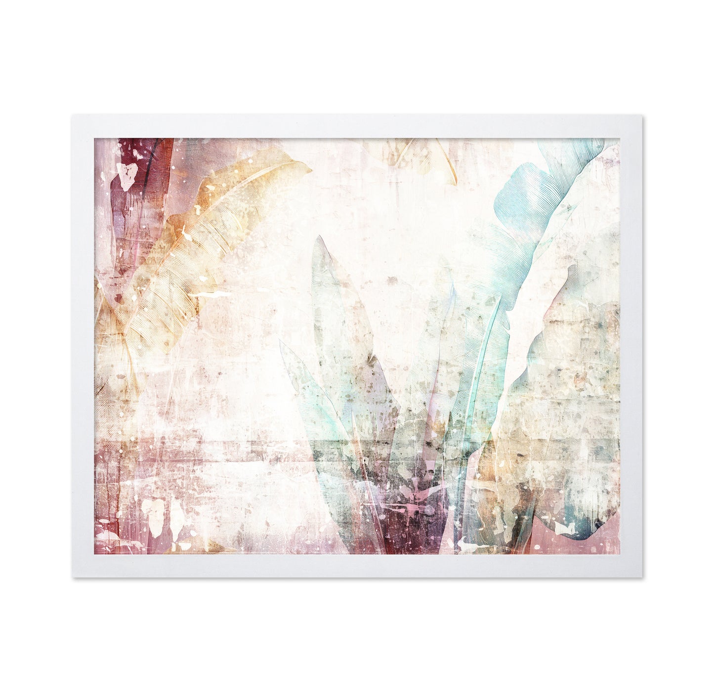 Soft Pastel Leaves
