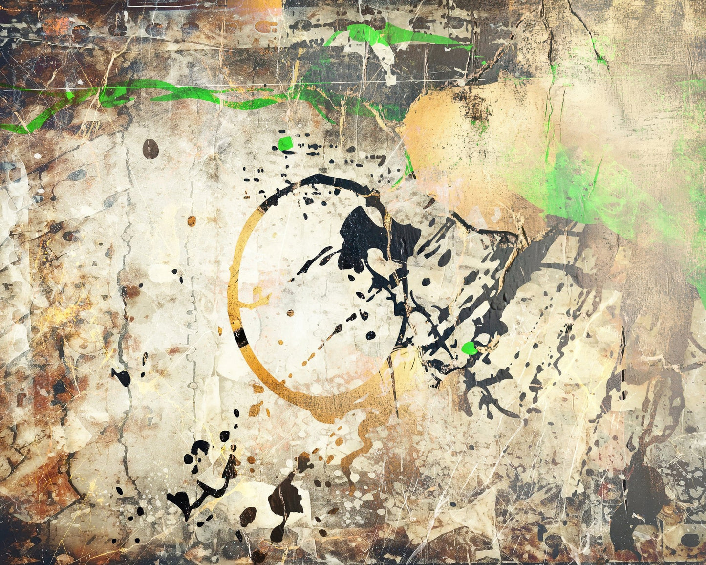 Grunge Circle Abstract