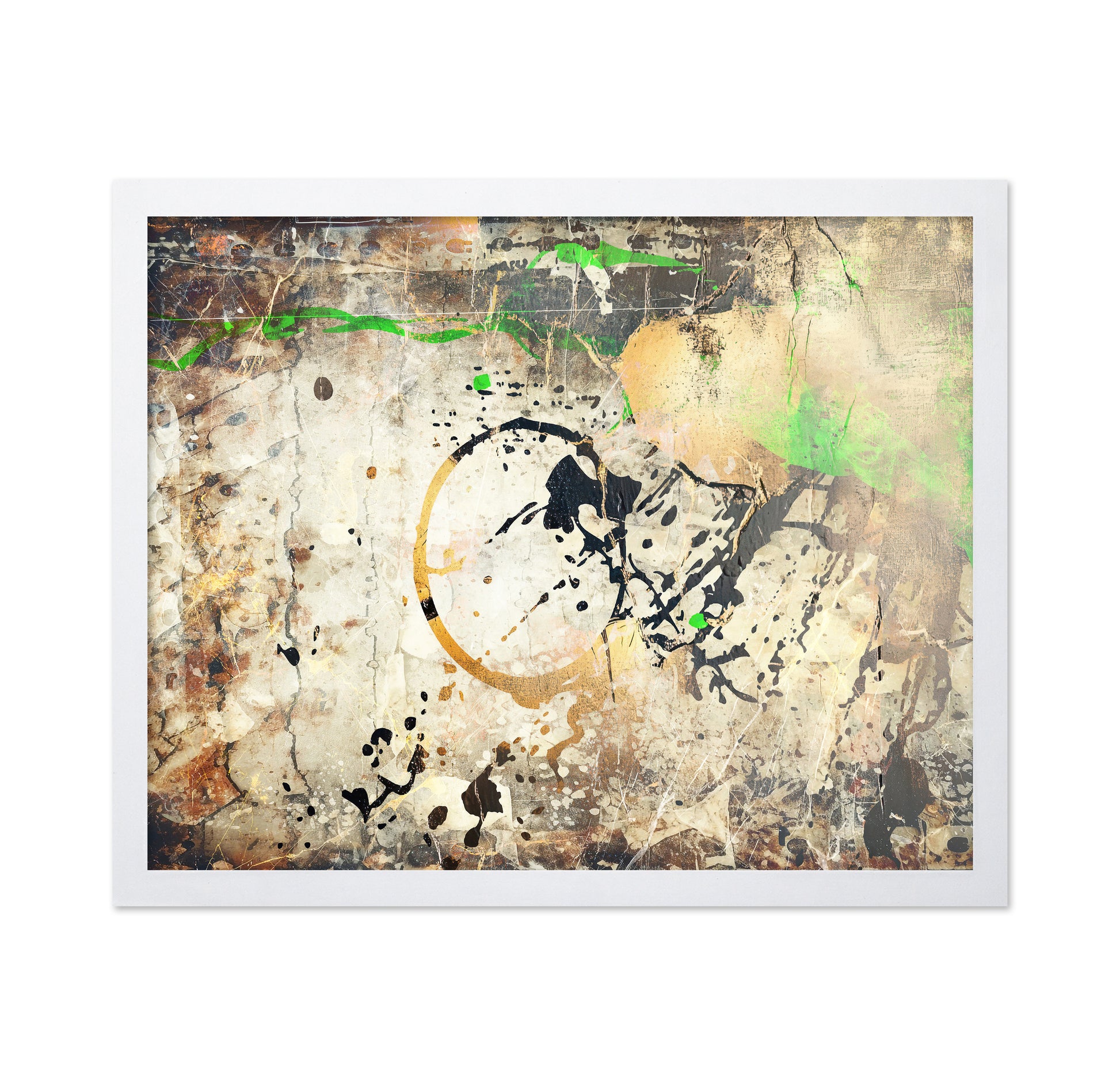 Grunge Circle Abstract