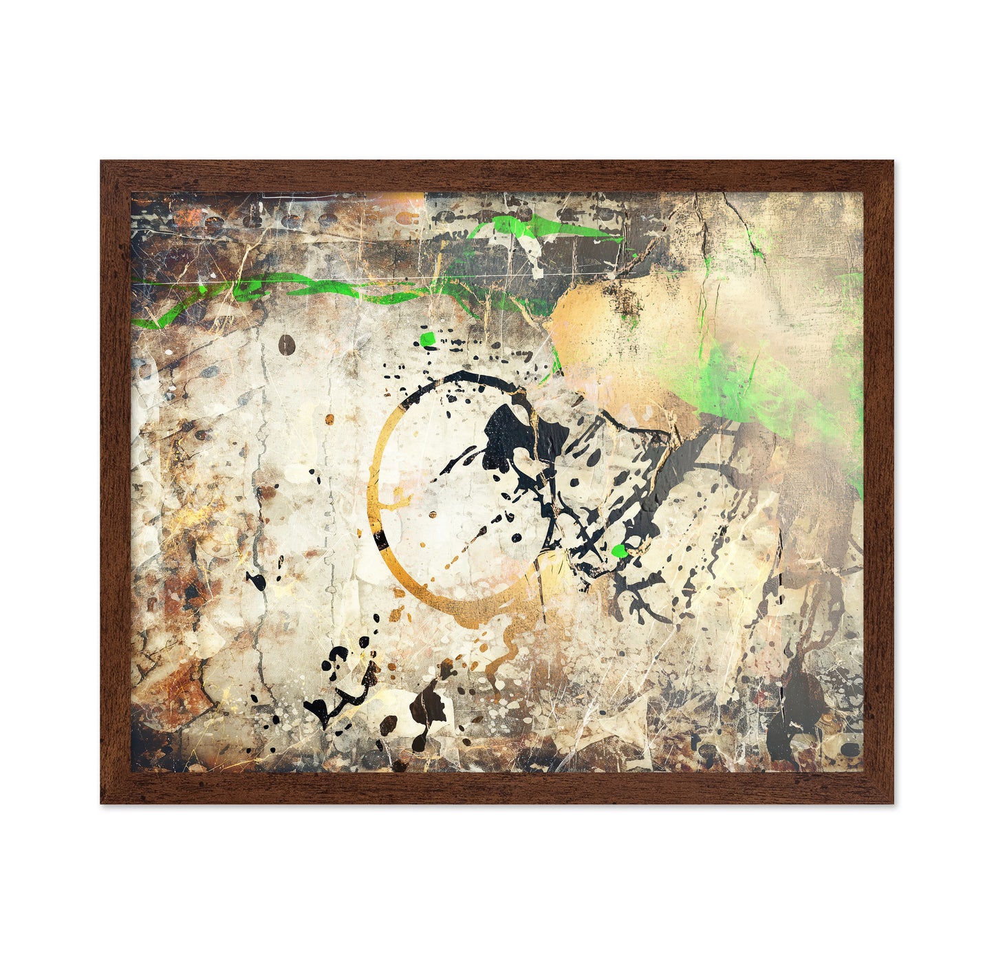Grunge Circle Abstract