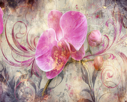 Pink Orchid Bloom No1