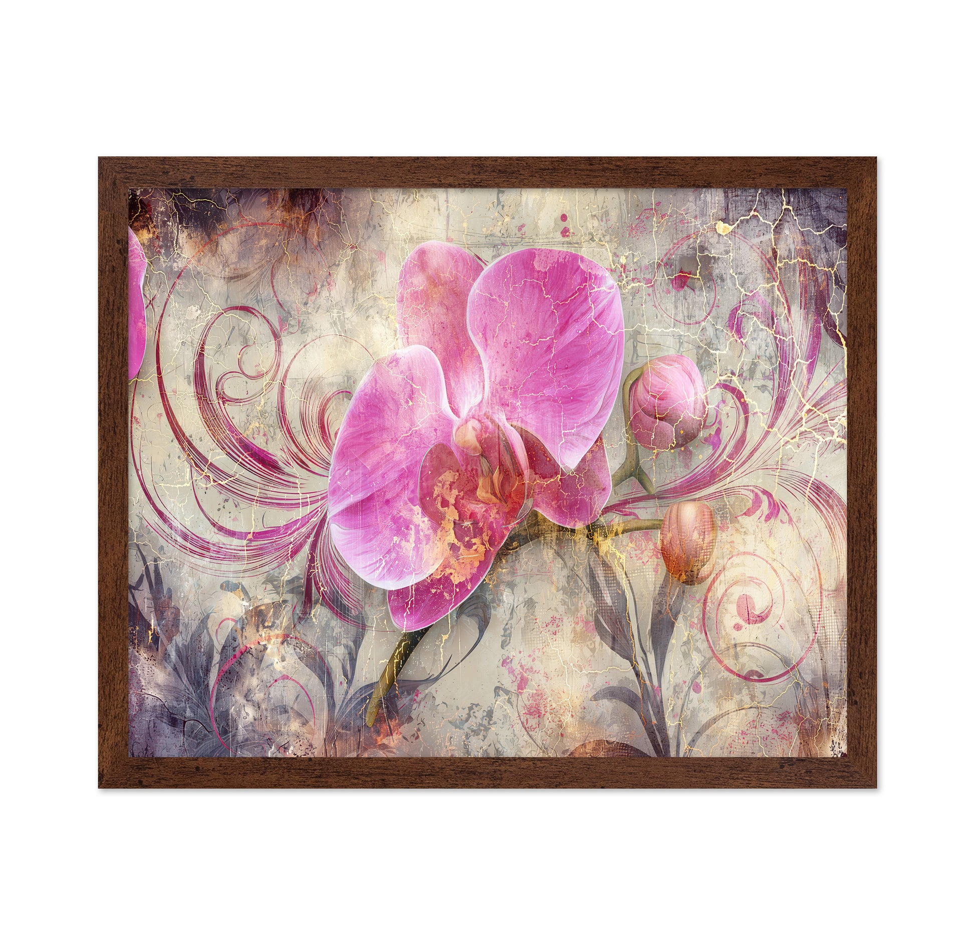 Pink Orchid Bloom No1