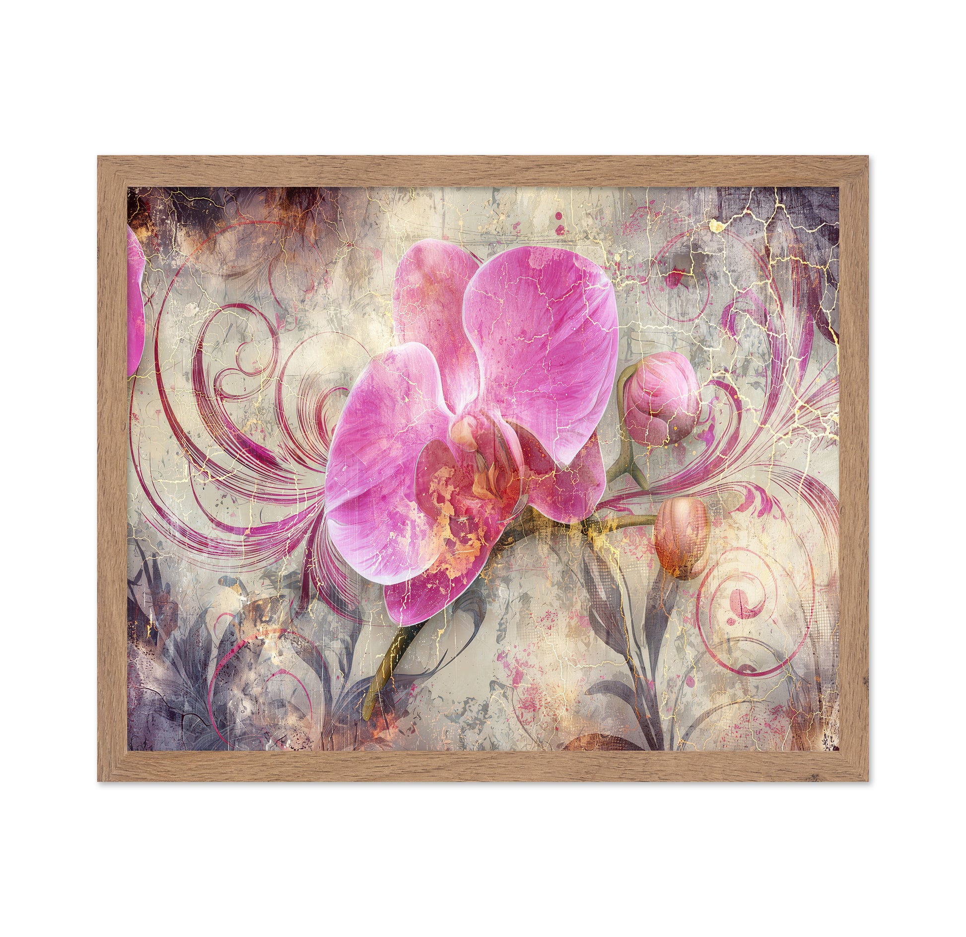 Pink Orchid Bloom No1