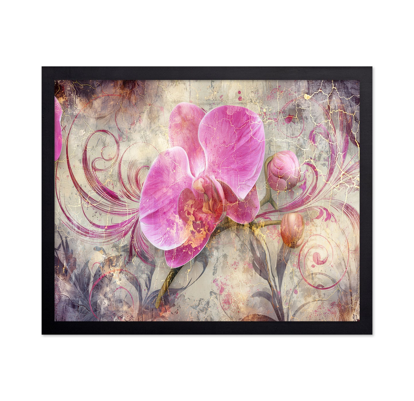 Pink Orchid Bloom No1