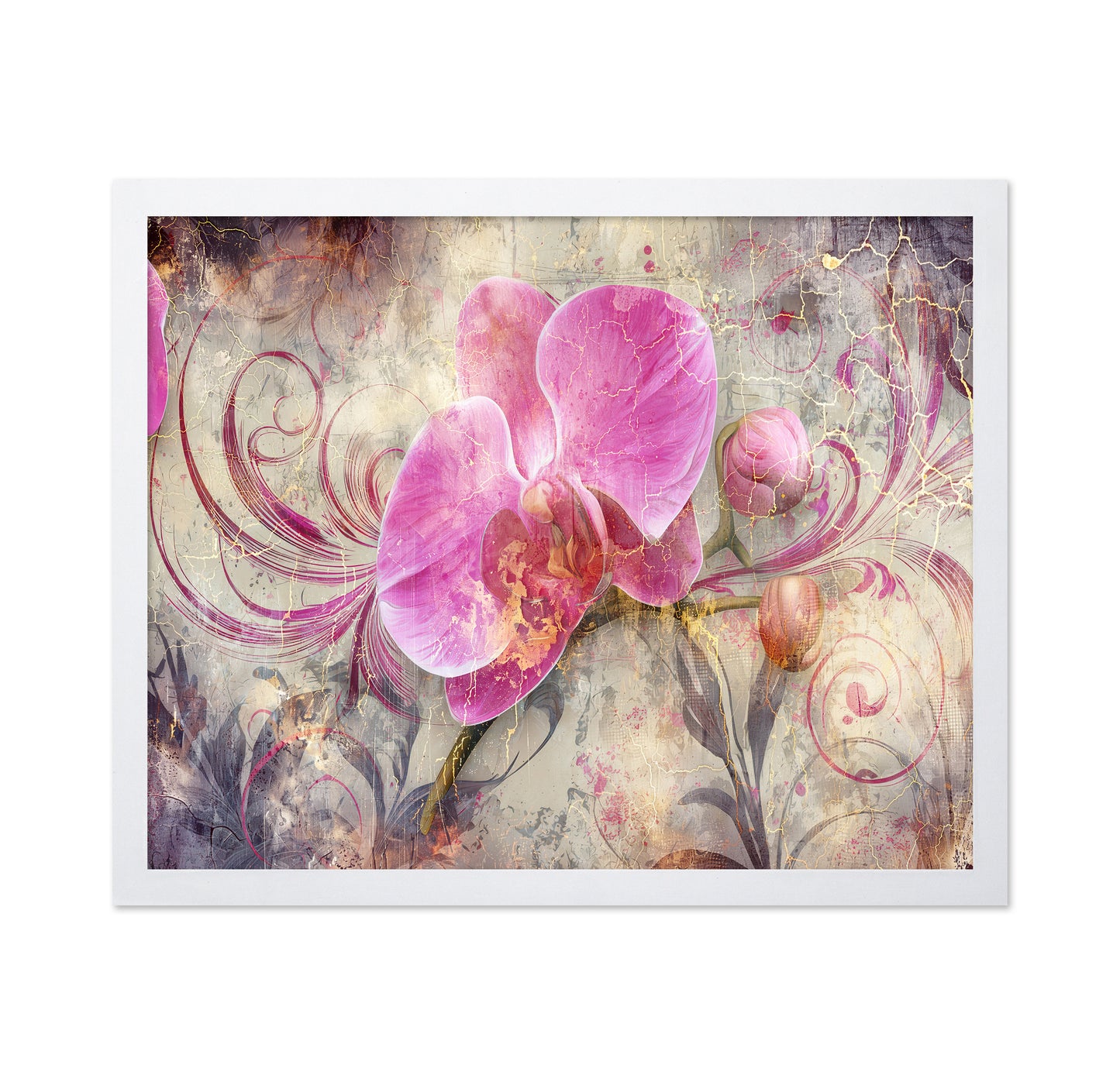 Pink Orchid Bloom No1