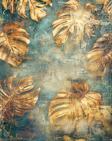 Vintage Monstera Leaves No1