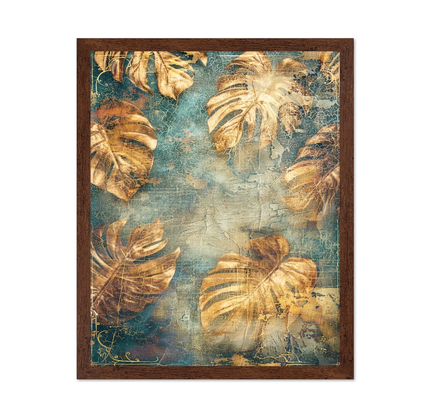 Vintage Monstera Leaves No1