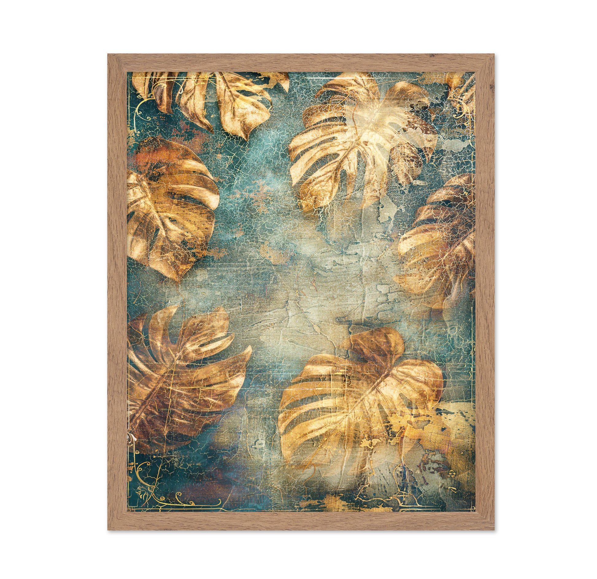 Vintage Monstera Leaves No1