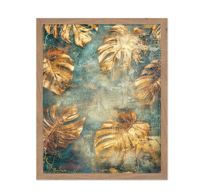 Vintage Monstera Leaves No1