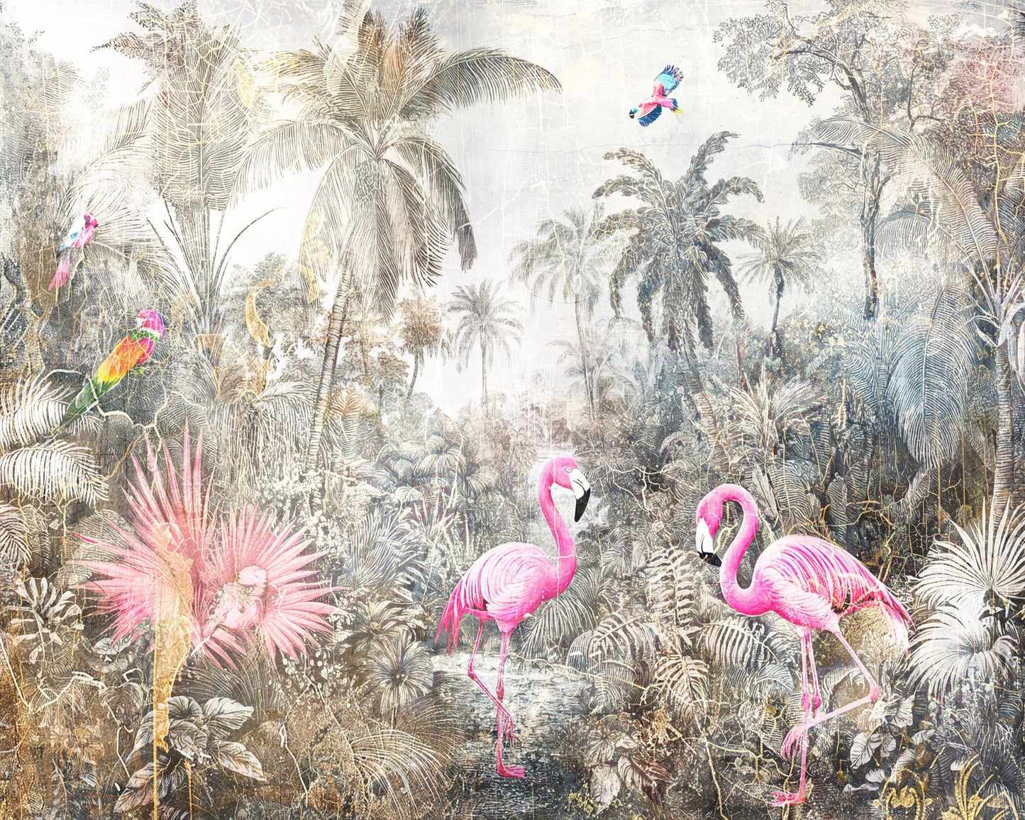 Tropical Flamingos