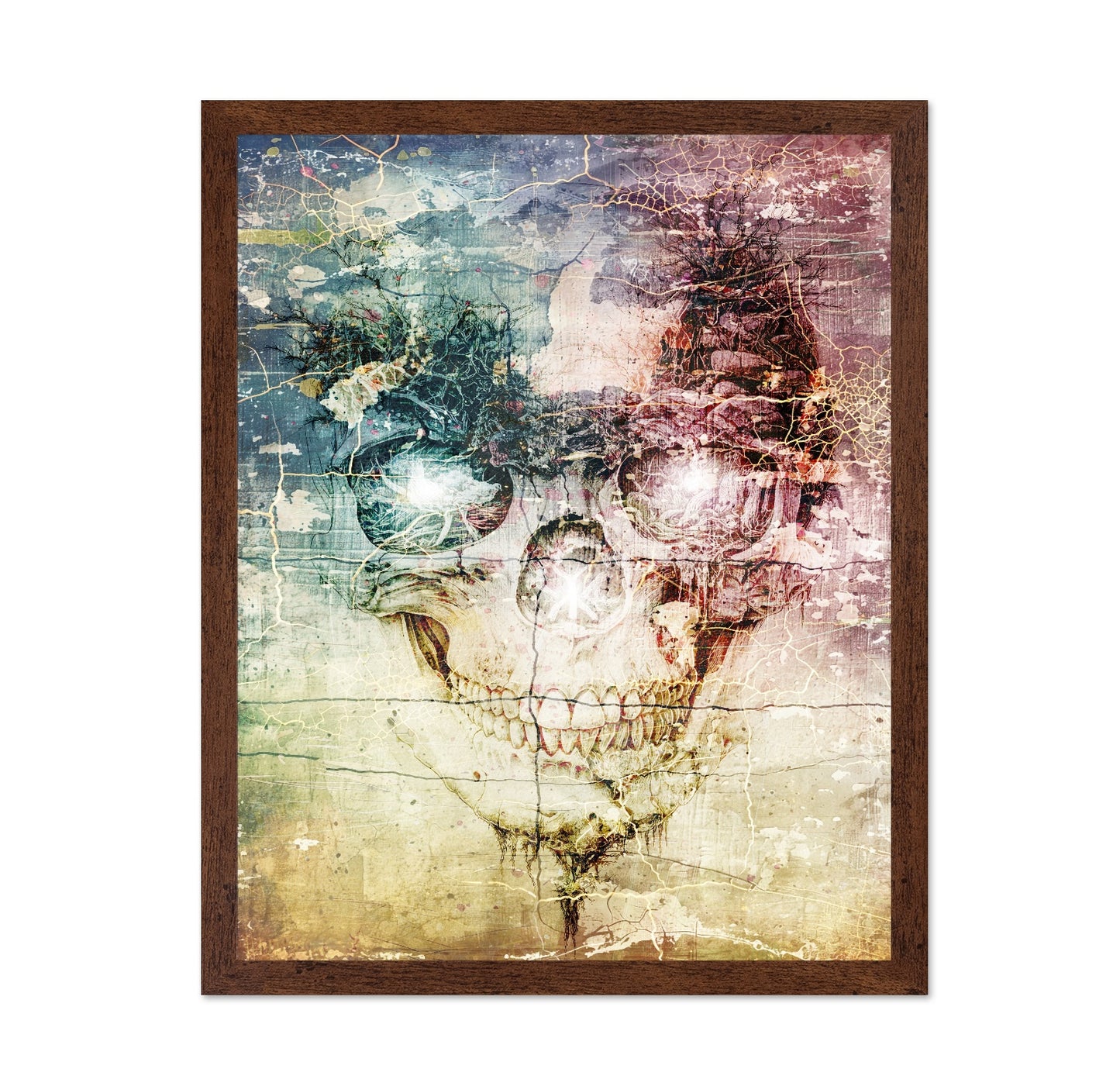 Abstract Skull Art