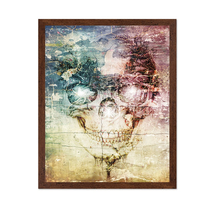 Abstract Skull Art