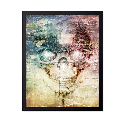 Abstract Skull Art