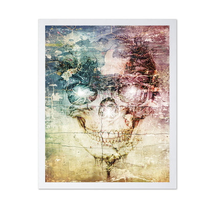 Abstract Skull Art