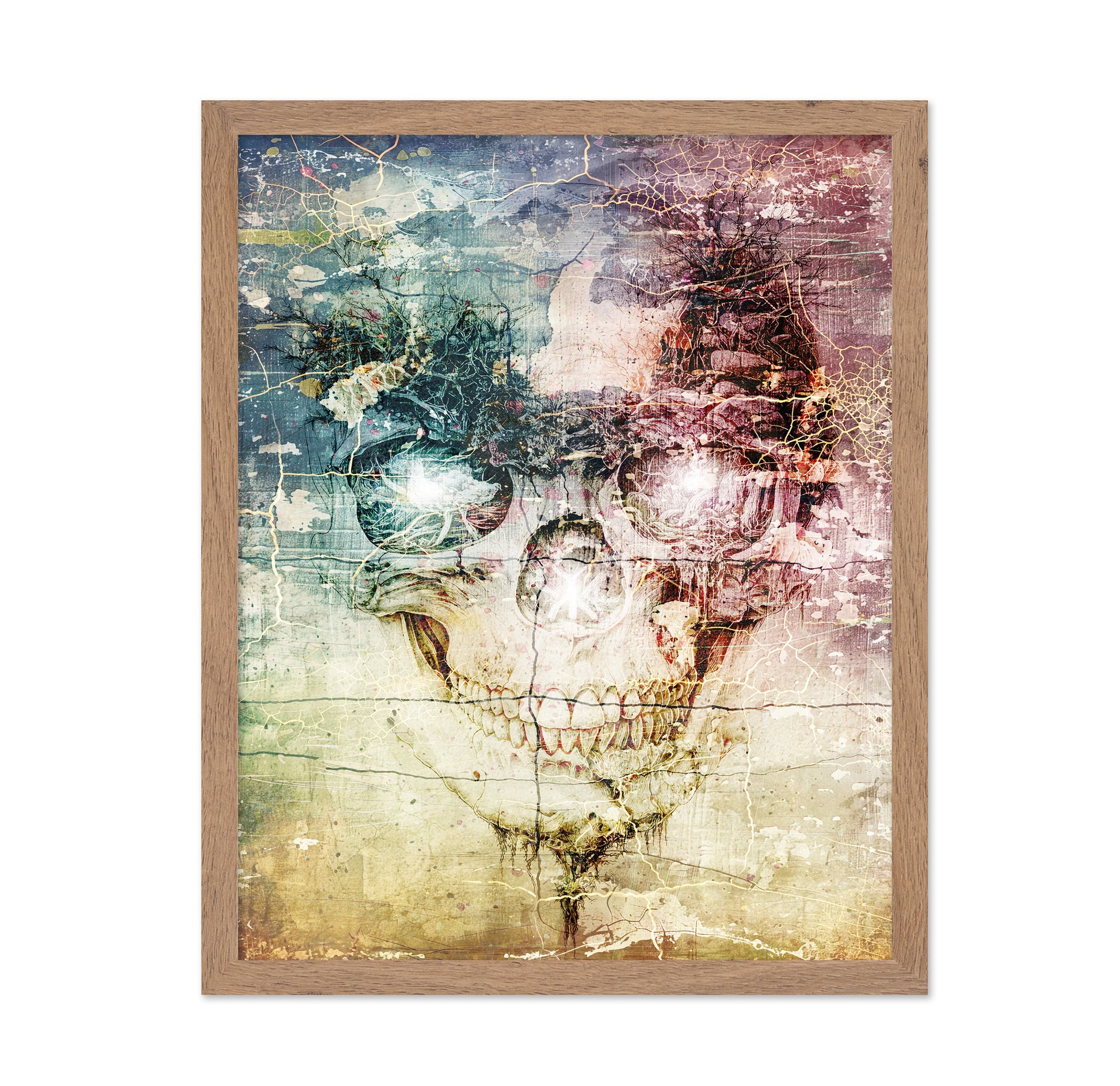 Abstract Skull Art