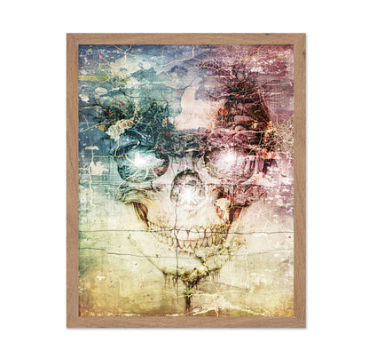 Abstract Skull Art