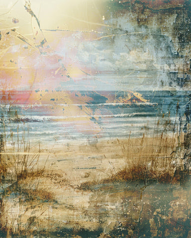Vintage Beach Sunset