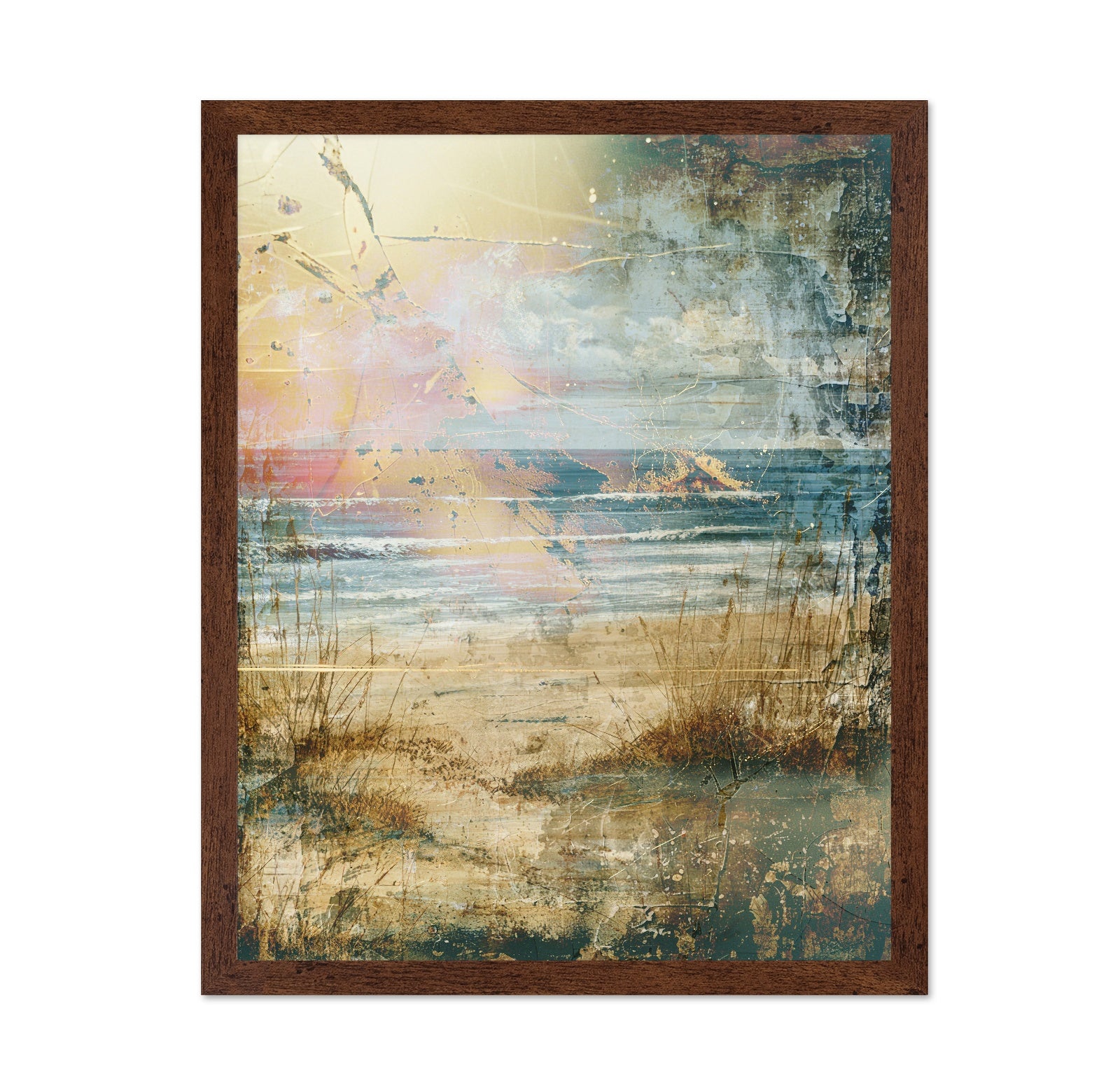 Vintage Beach Sunset