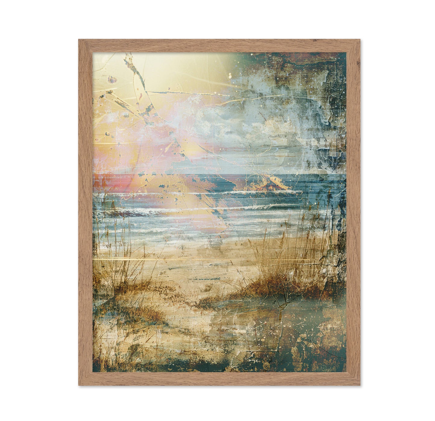 Vintage Beach Sunset