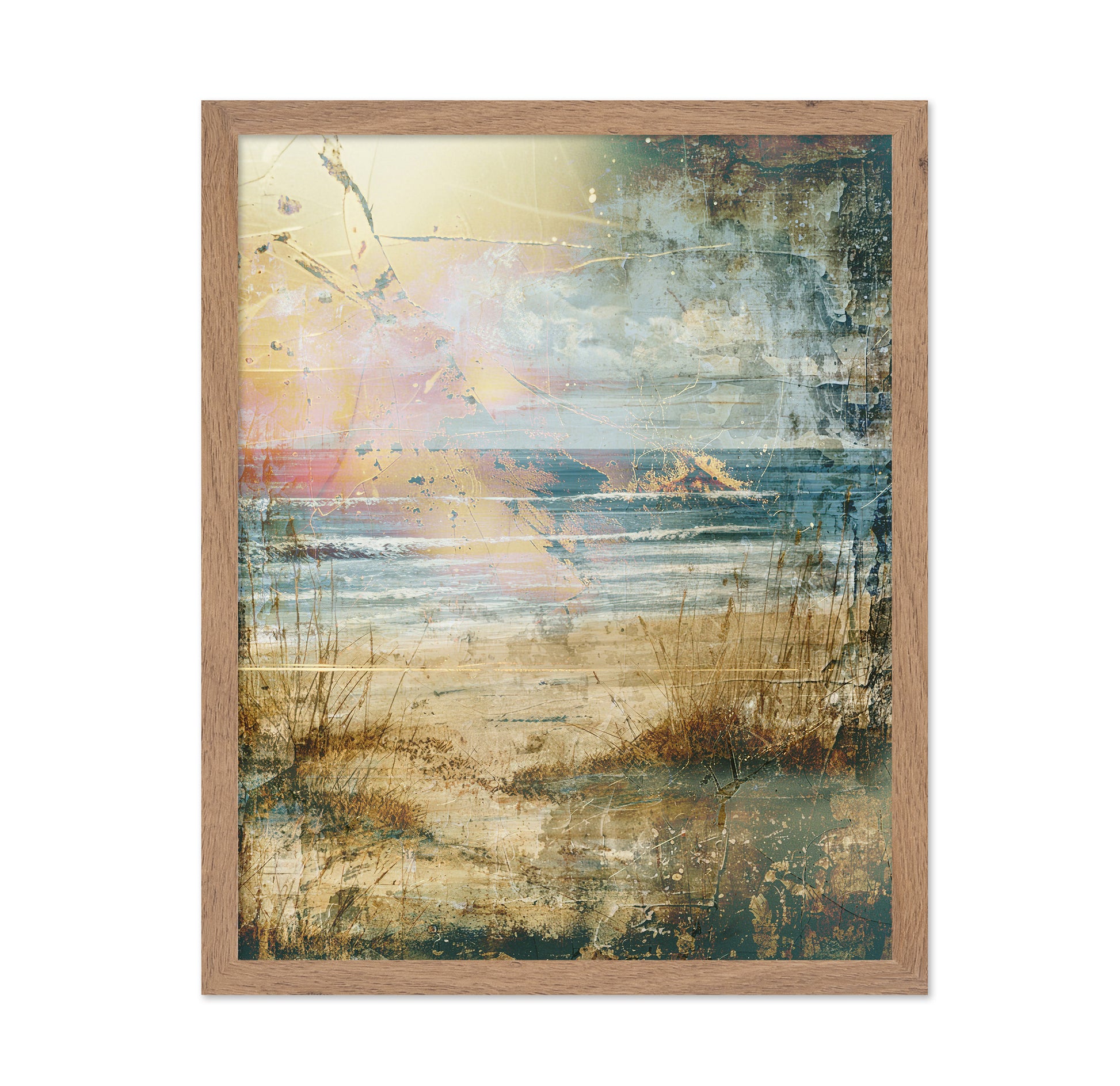 Vintage Beach Sunset
