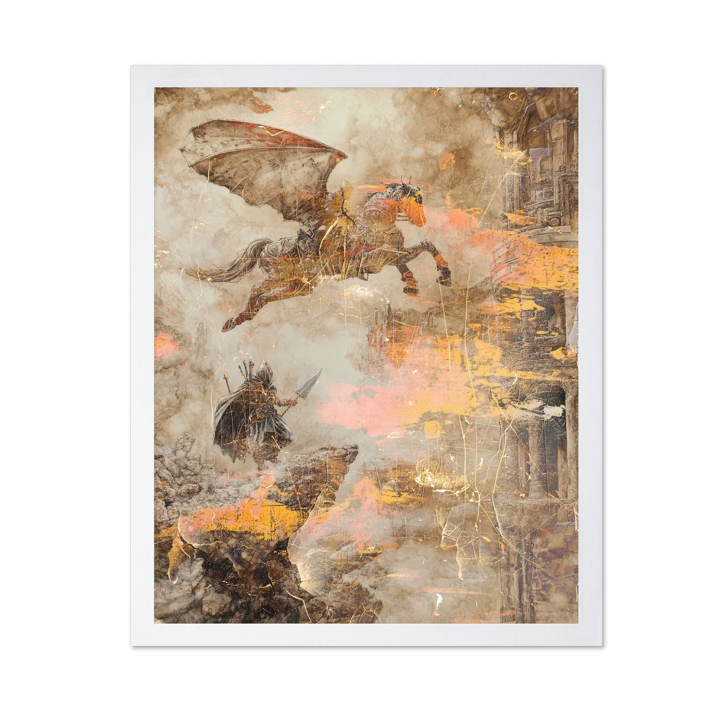 Winged Horse Battle
