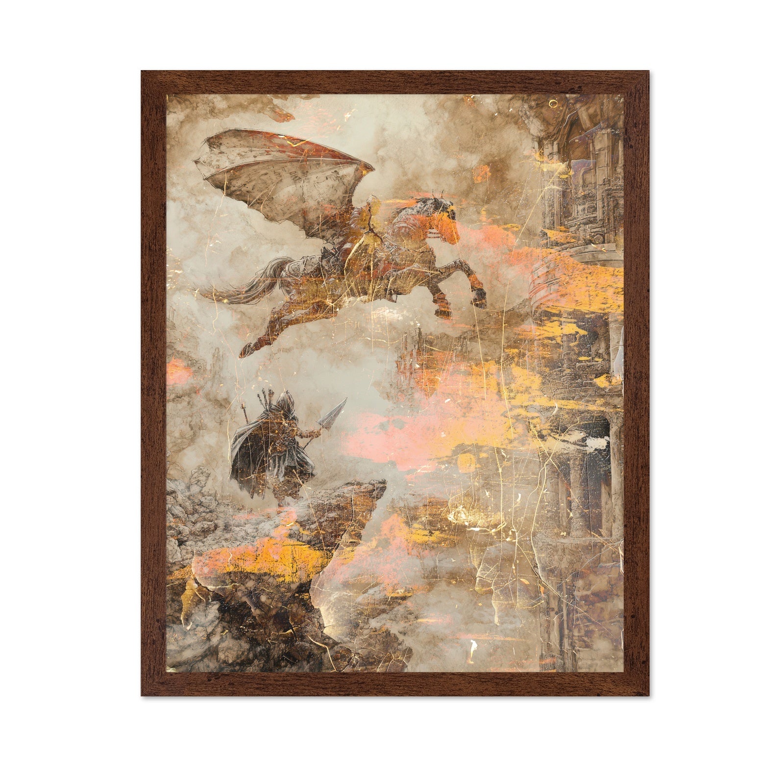 Winged Horse Battle