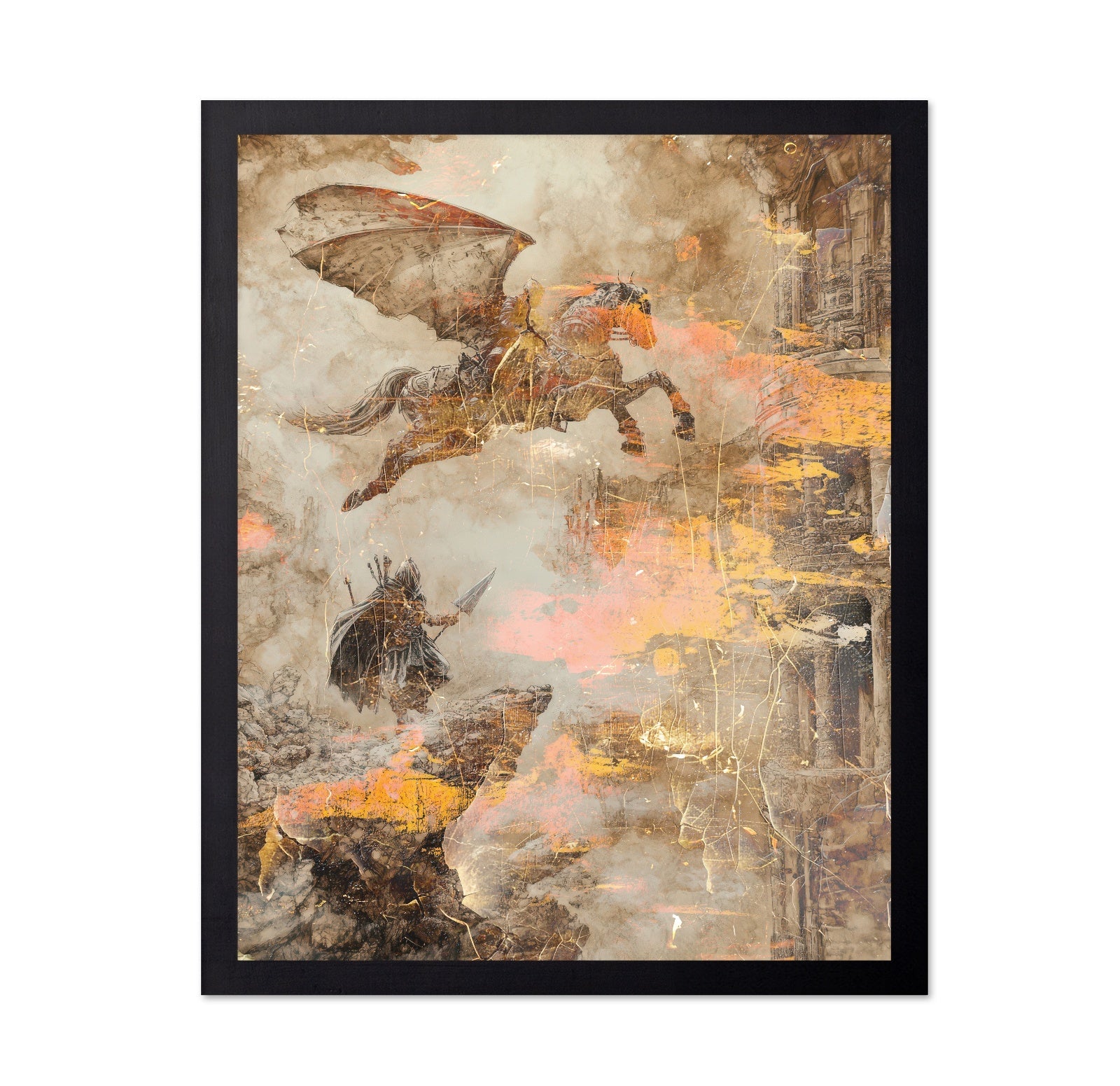 Winged Horse Battle