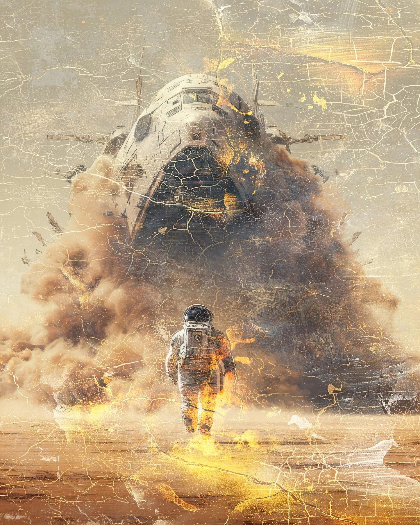 Sci Fi Crash Landing