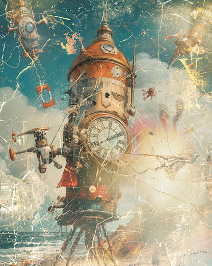 Steampunk Clock Tower