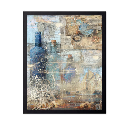 Nautical Bottle Collage