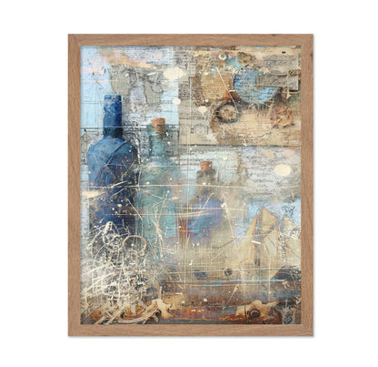 Nautical Bottle Collage