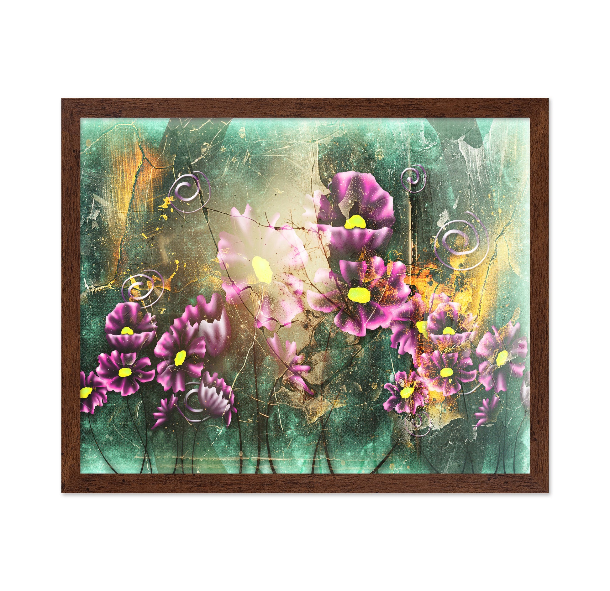 Purple Floral Burst