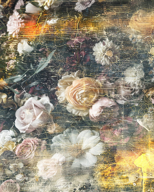 Vintage Floral Collage