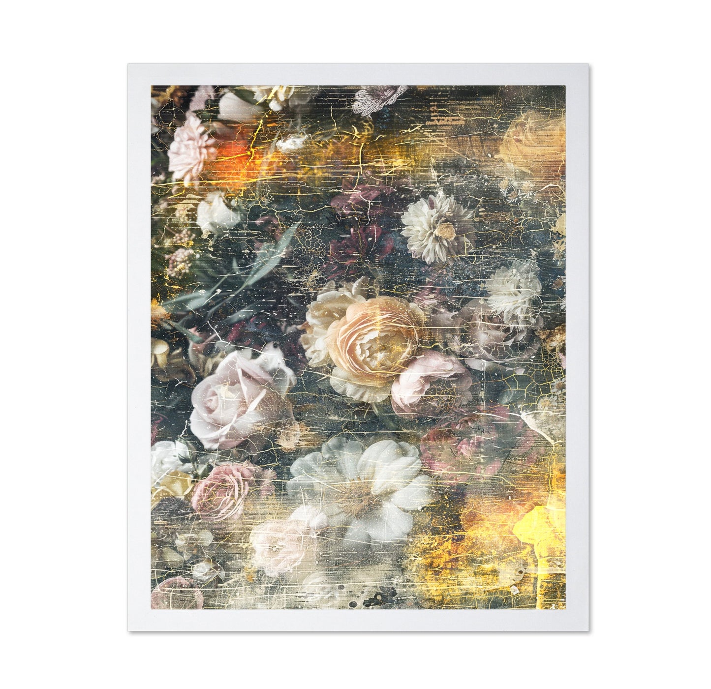 Vintage Floral Collage