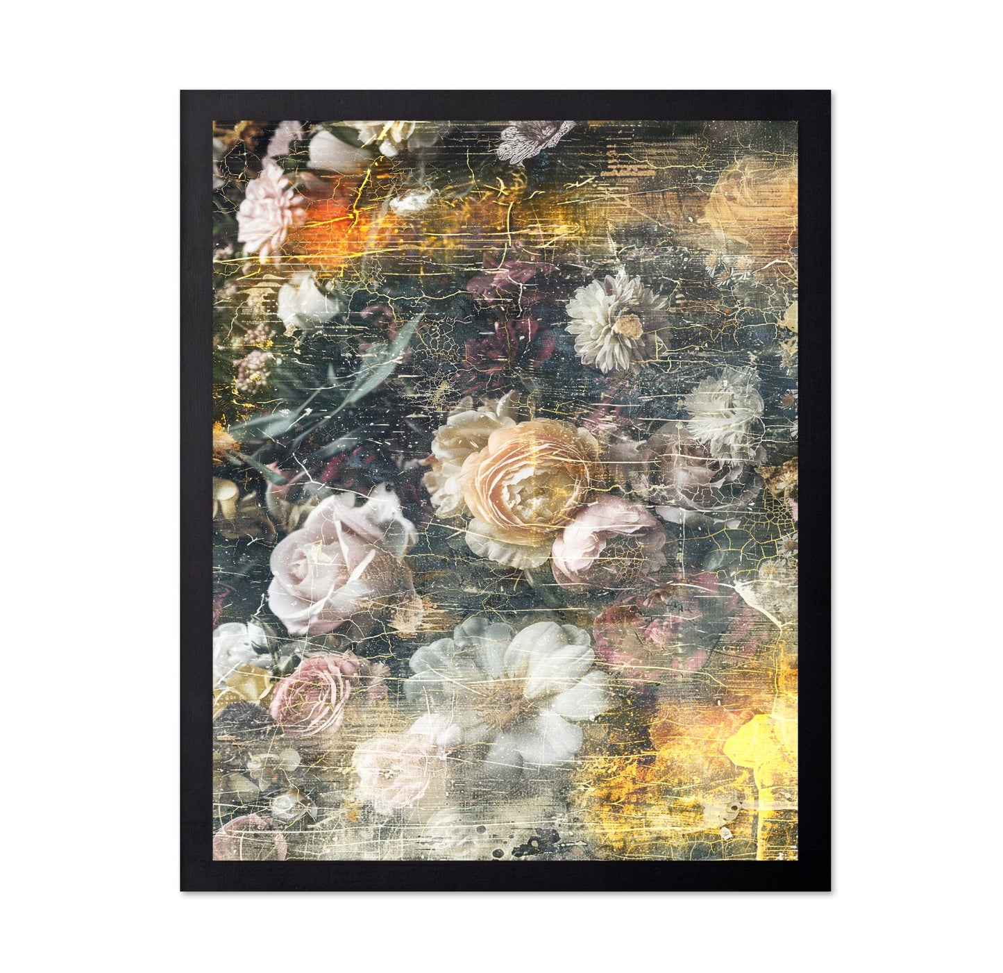 Vintage Floral Collage